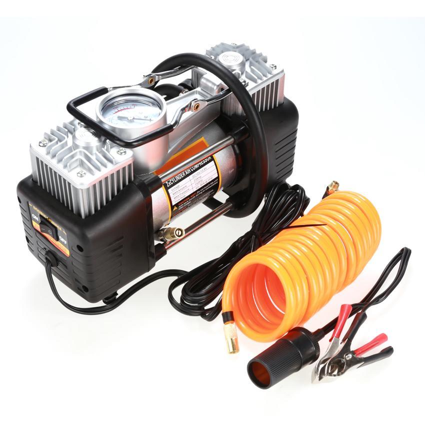 thumbnail image 2 of 60L/Min Heavy Duty Portable Air Compressor Car Tire Inflator Electric 2 of 12